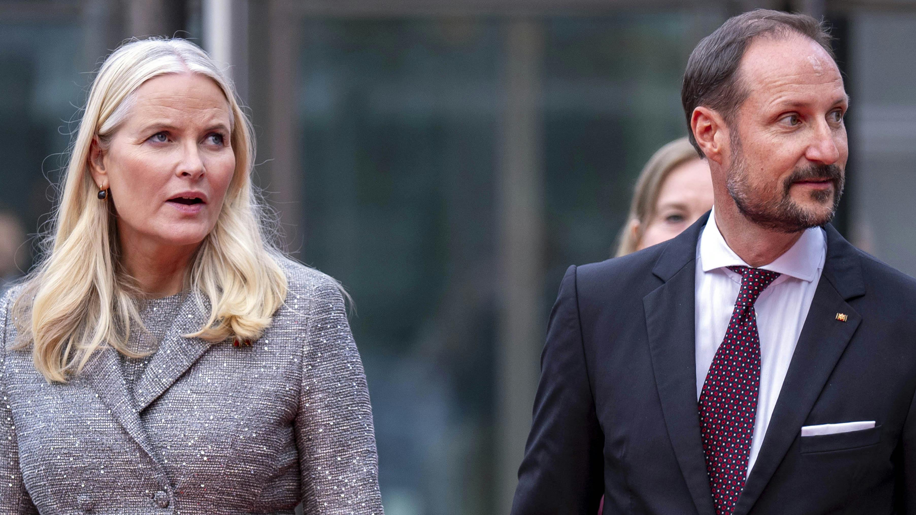 Kronprinsesse Mette-Marit og kronprins Haakon.&nbsp;