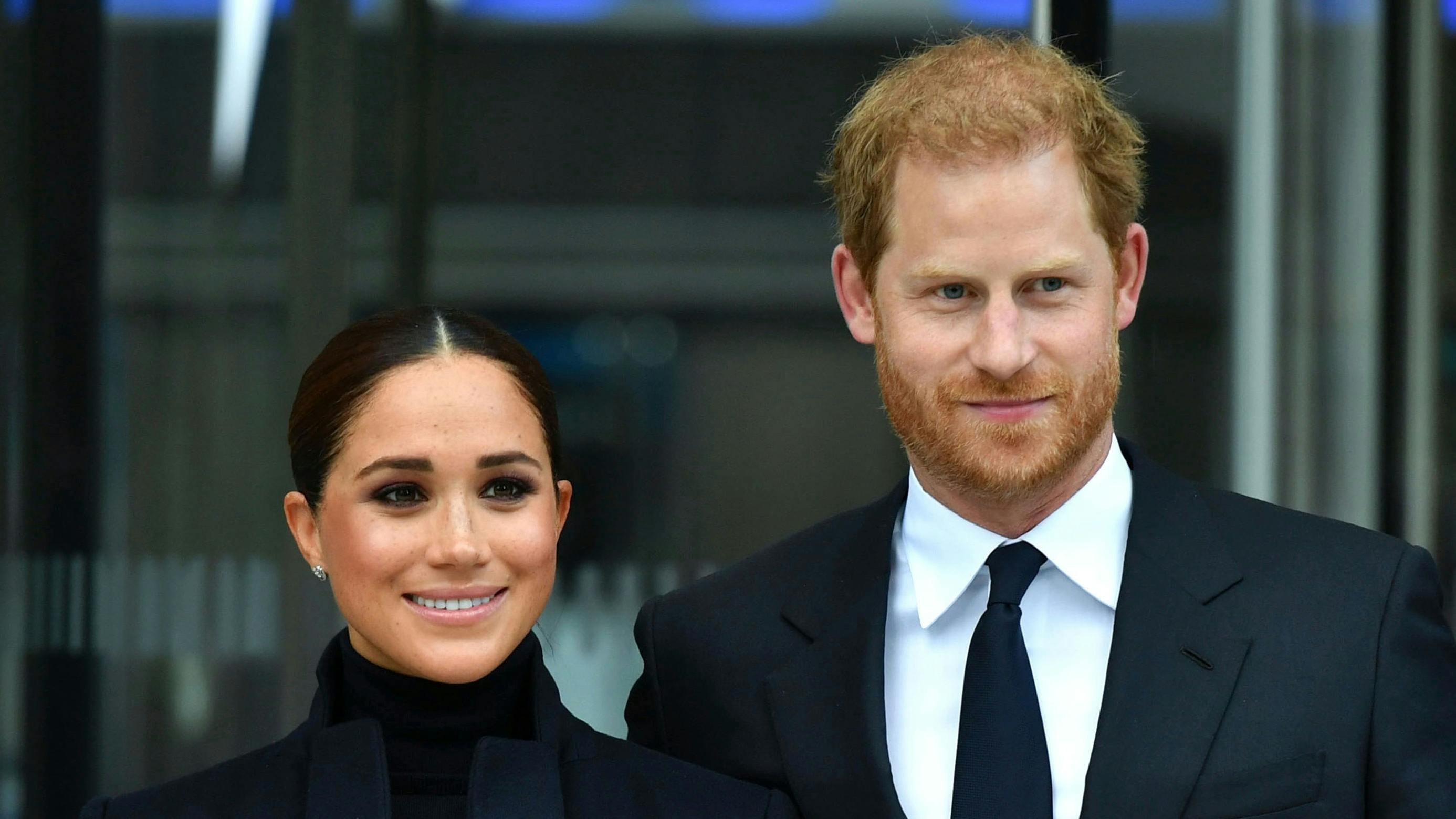 Hertuginde Meghan Markle og prins Harry.