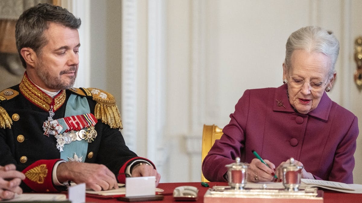 Kong Frederik og dronning Margrethe 