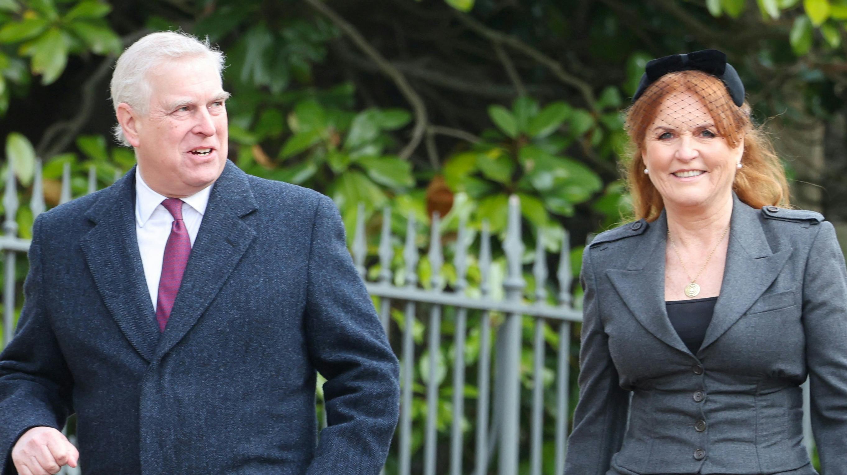 Prins Andrew og hertuginde Sarah. 