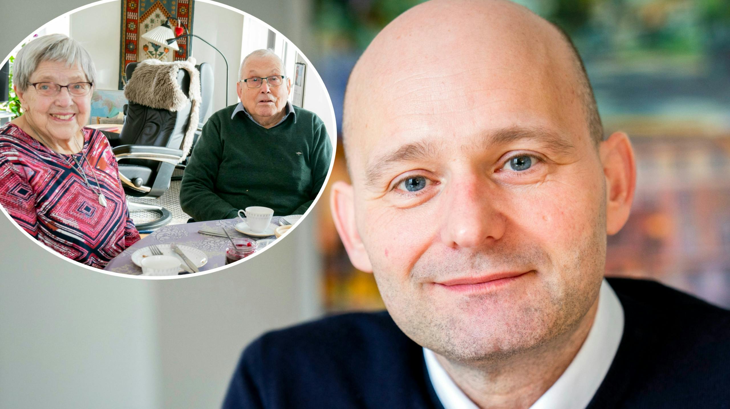 Søren Pape Poulsen samt hans forældre, Svend og Ruth.