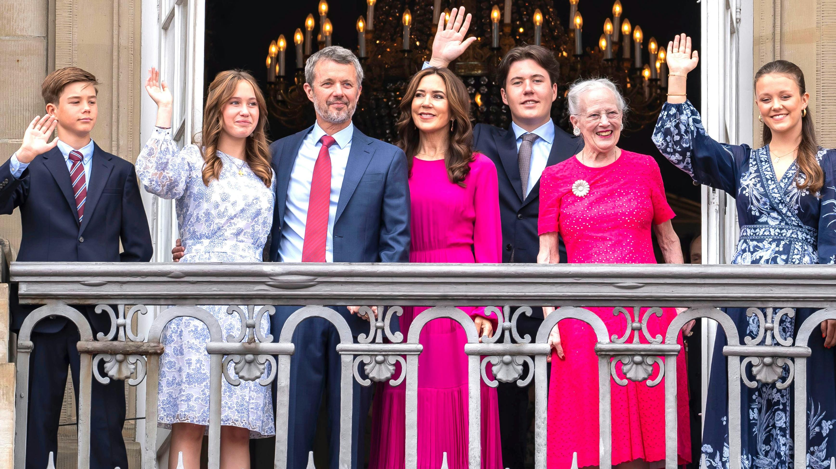 Kongefamilien og dronning Margrethe