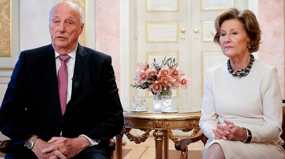 Kong Harald og dronning Sonja.