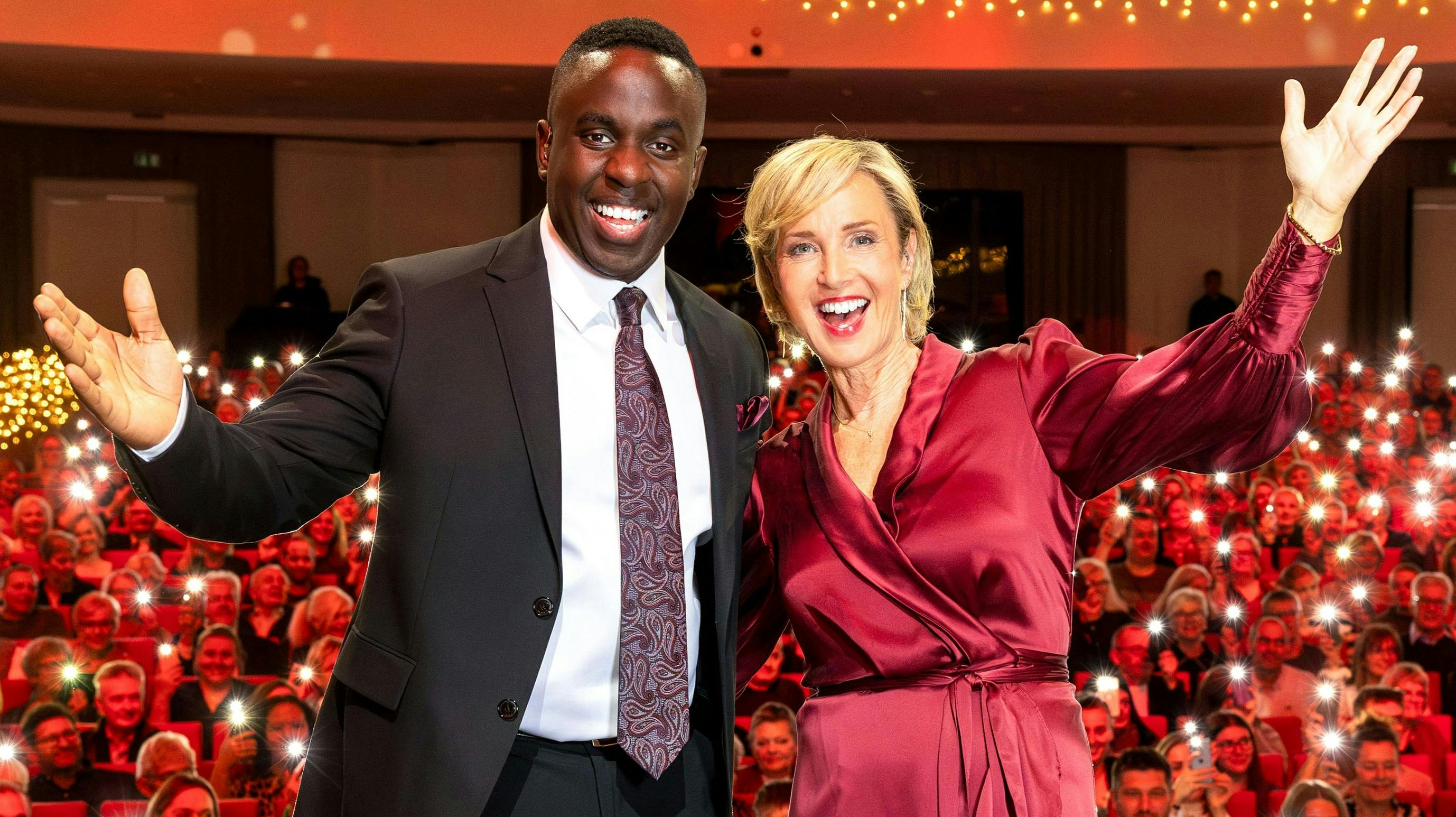 Melvin Kakooza og Natasja Crone.