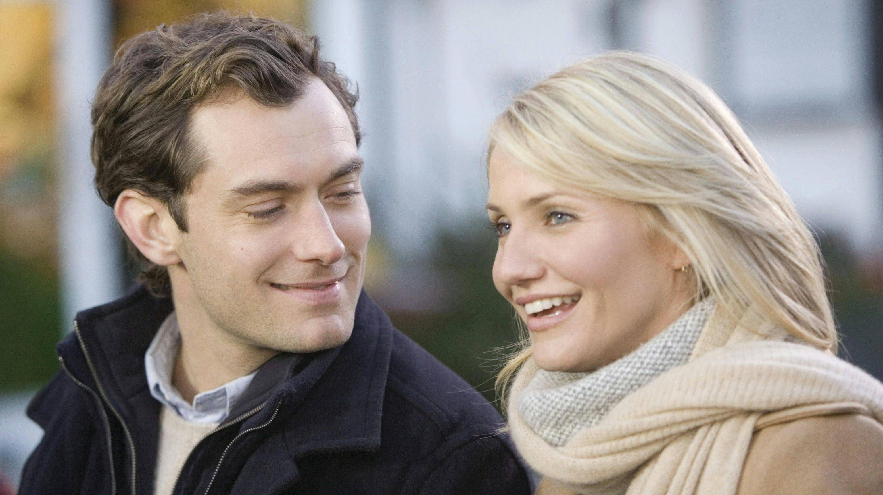 Jude Law og Cameron Diaz i "The Holiday".