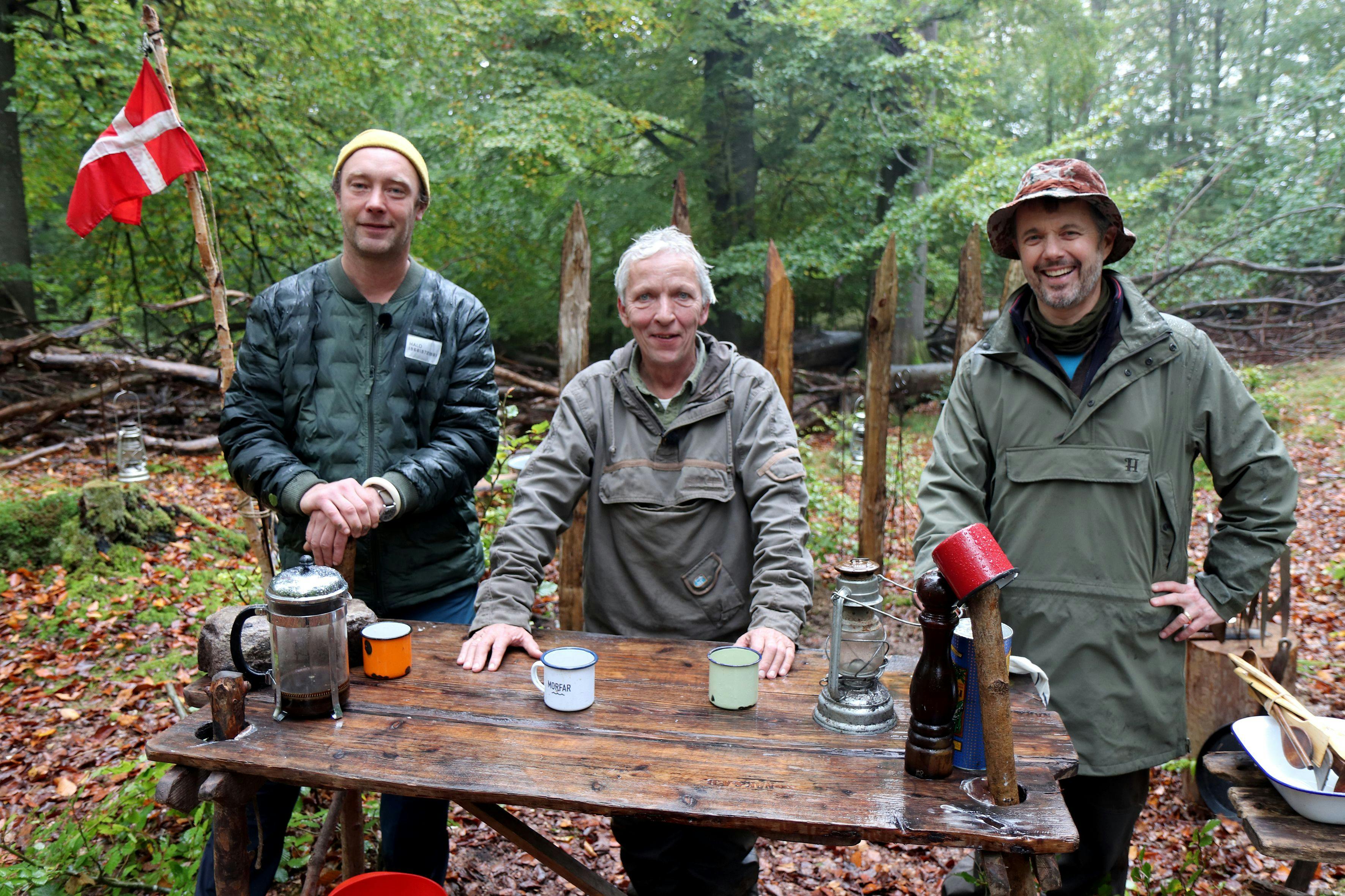 Nikolaj Kirk og Jørgen Skouboe fik i "Nak & Æd" besøg af daværende kronprins Frederik.