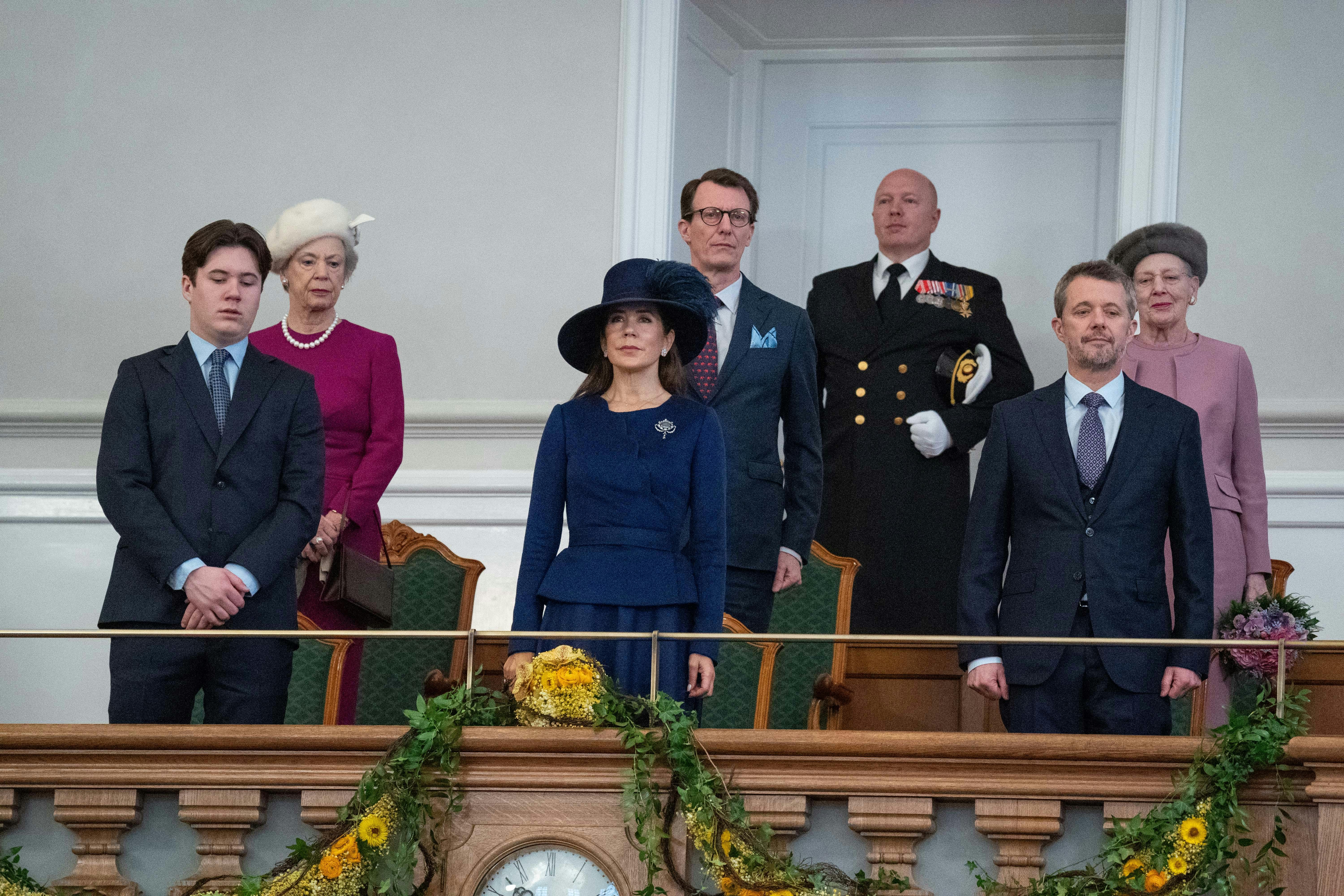 Kronprins Christian og kongeparret