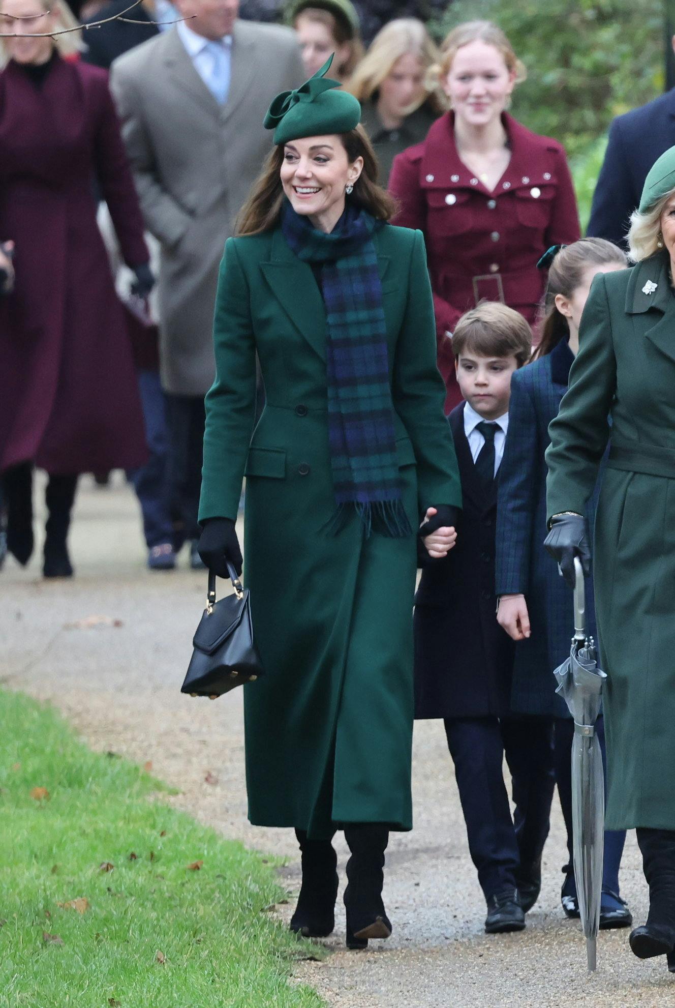 Image Licensed to i-Images / Polaris) Picture Agency. 25/12/2024. Sandringham, United Kingdom: UK Royals attend the Christmas Day church service at Sandringham, United Kingdom: (Stephen Lock / i-Images / Polaris).