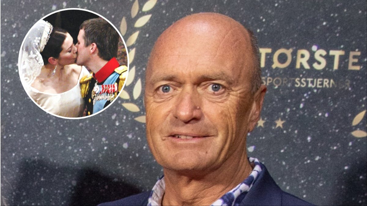 Det daværende kronprinspar og Jesper Bank.