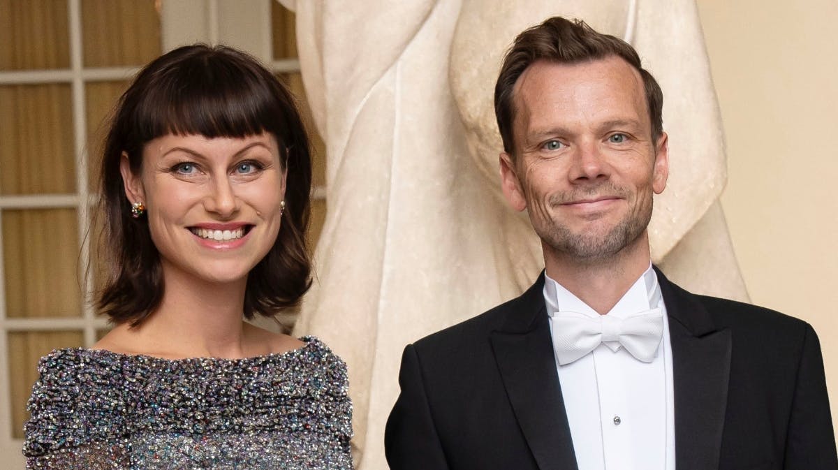 Peter Hummelgaard med hustruen Sara