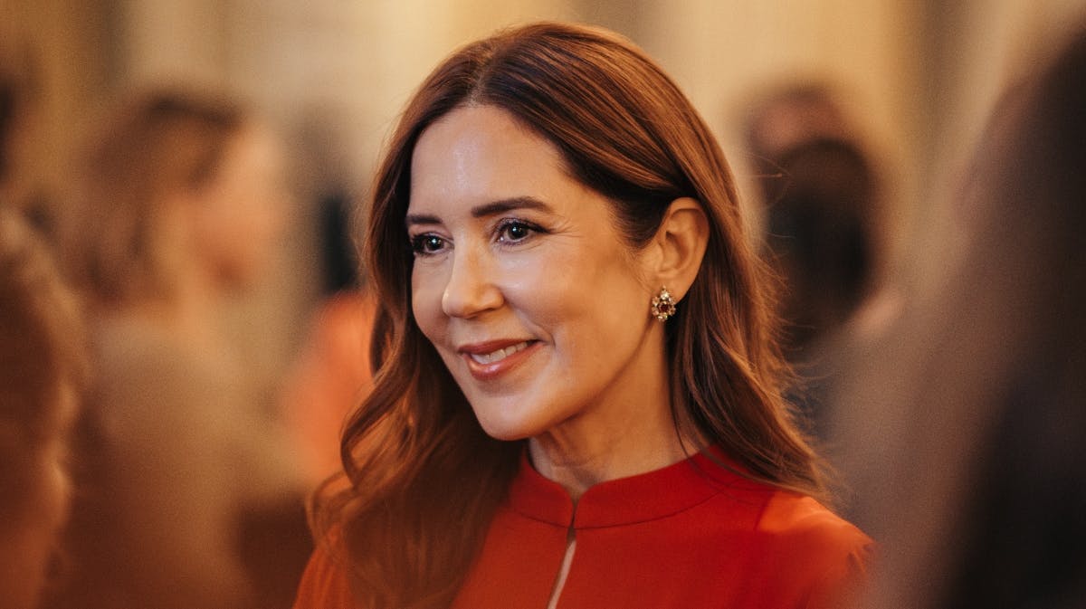 Dronning Mary ved Mary Fondens reception.