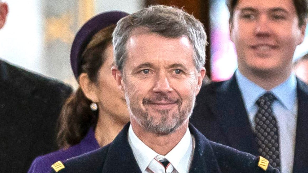 Kong Frederik ved festgudstjenesten i Aarhus domkirke den 21. januar. 