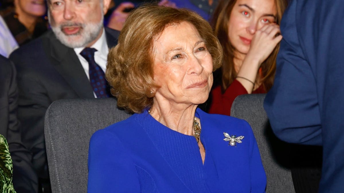 Dronning Sofia til koncert i Madrid den 26. december. 