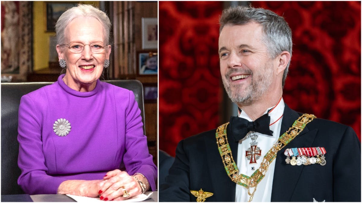 Dronning Margrethe og kong Frederik