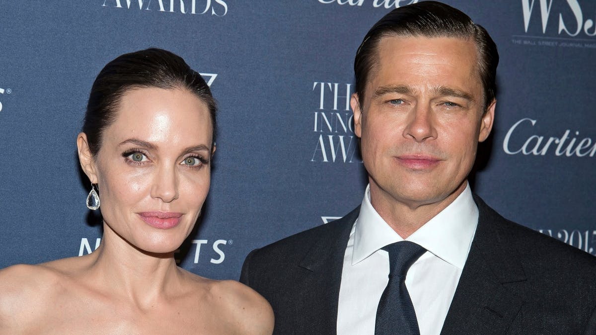 Angelina Jolie og Brad Pitt.