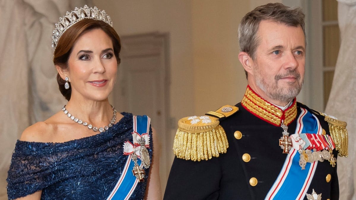 Dronning Mary og kong Frederik