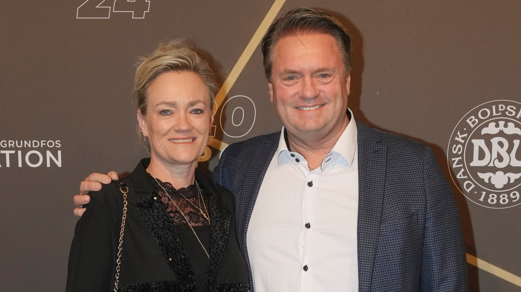 Johnny Hansen og hustruen Gitte.