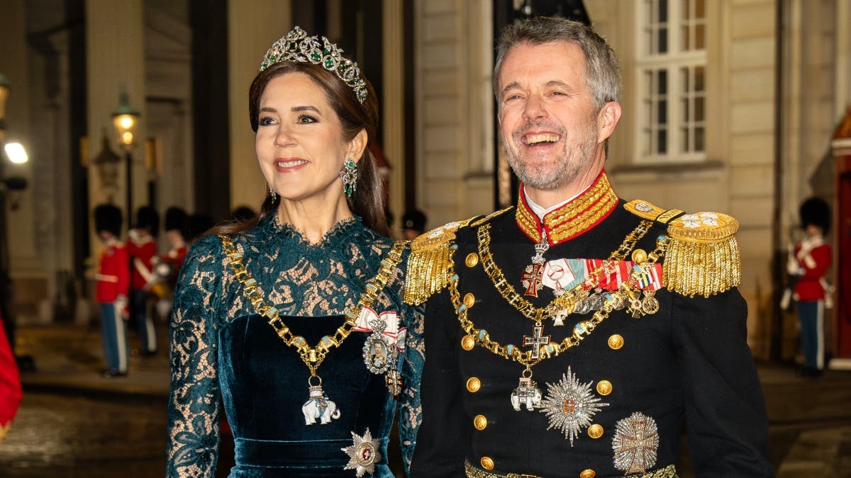 Dronning Mary og kong Frederik