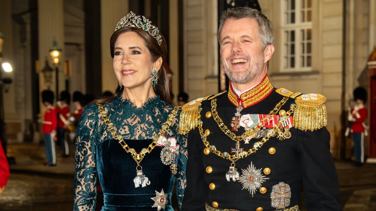 Dronning Mary og kong Frederik