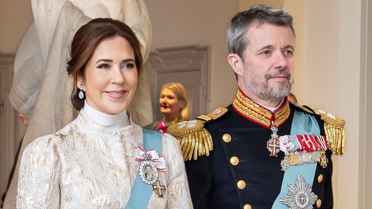 Dronning Mary og kong Frederik.&nbsp;