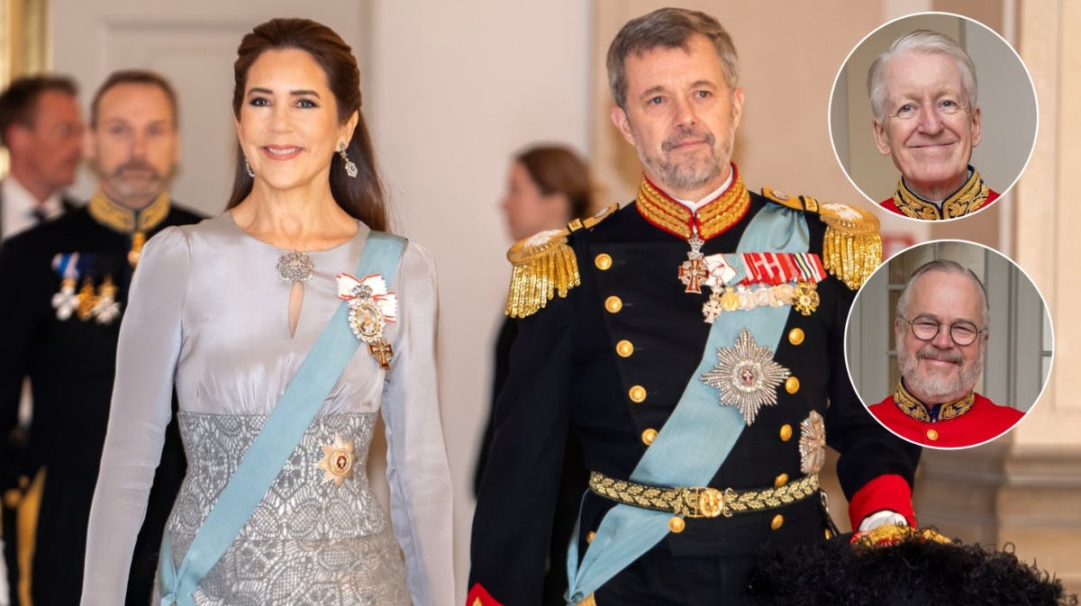 Dronning Mary og kong Frederik.