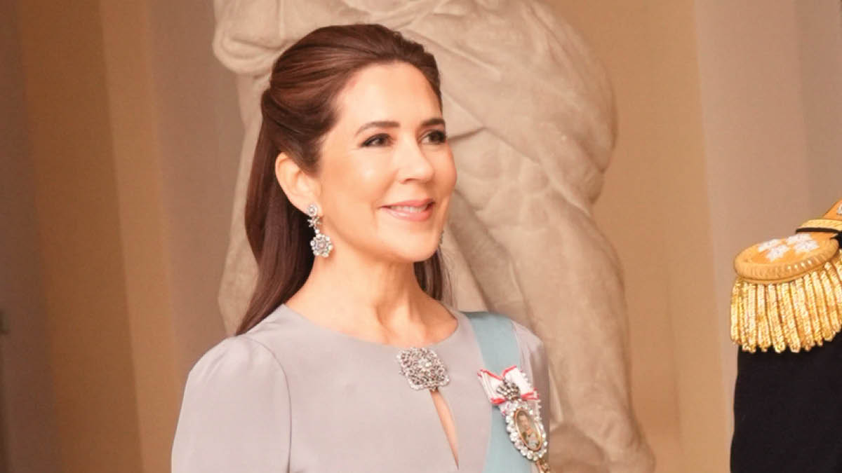 Dronning Mary til anden nytårskur 2025.