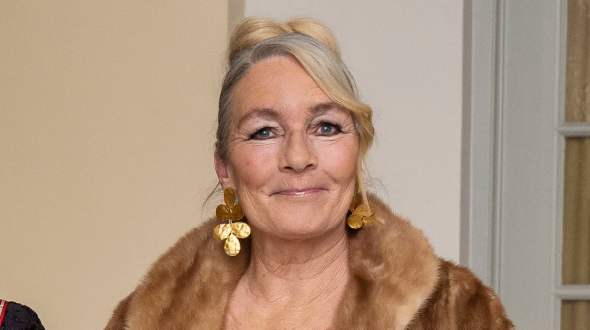 Helene Danneskiold-Samsøe fra Gisselfeld Slot ved nytårskuren tirsdag. 