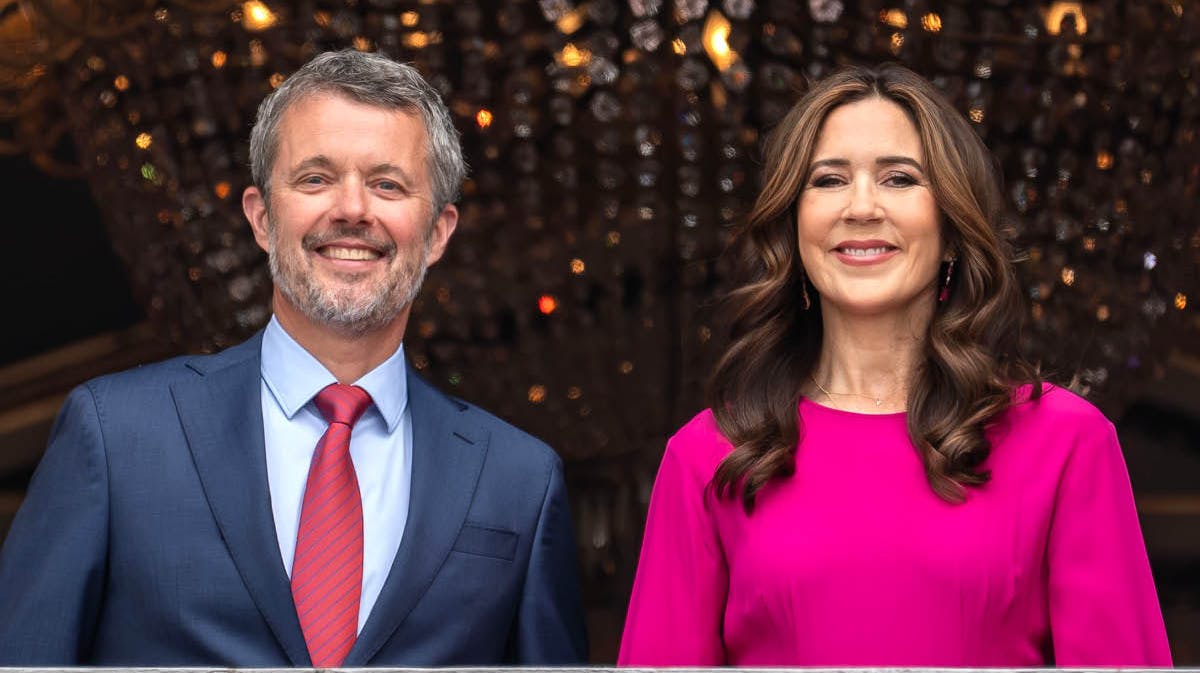 Kong Frederik og dronning Mary.