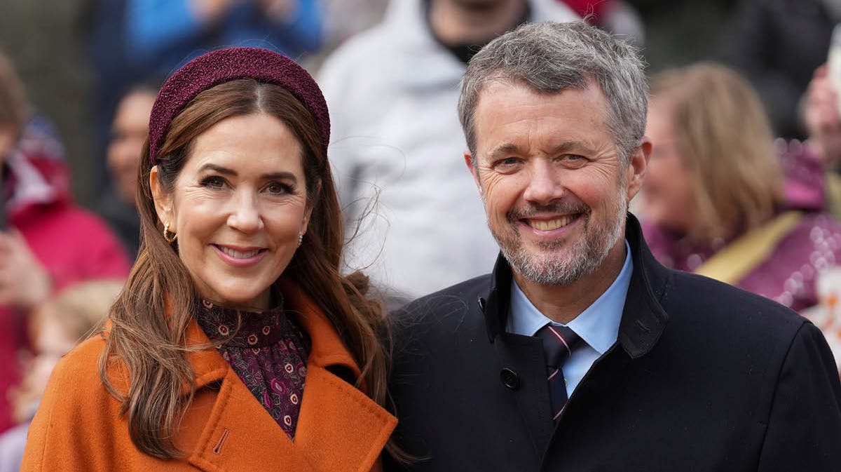 Dronning Mary og kong Frederik.