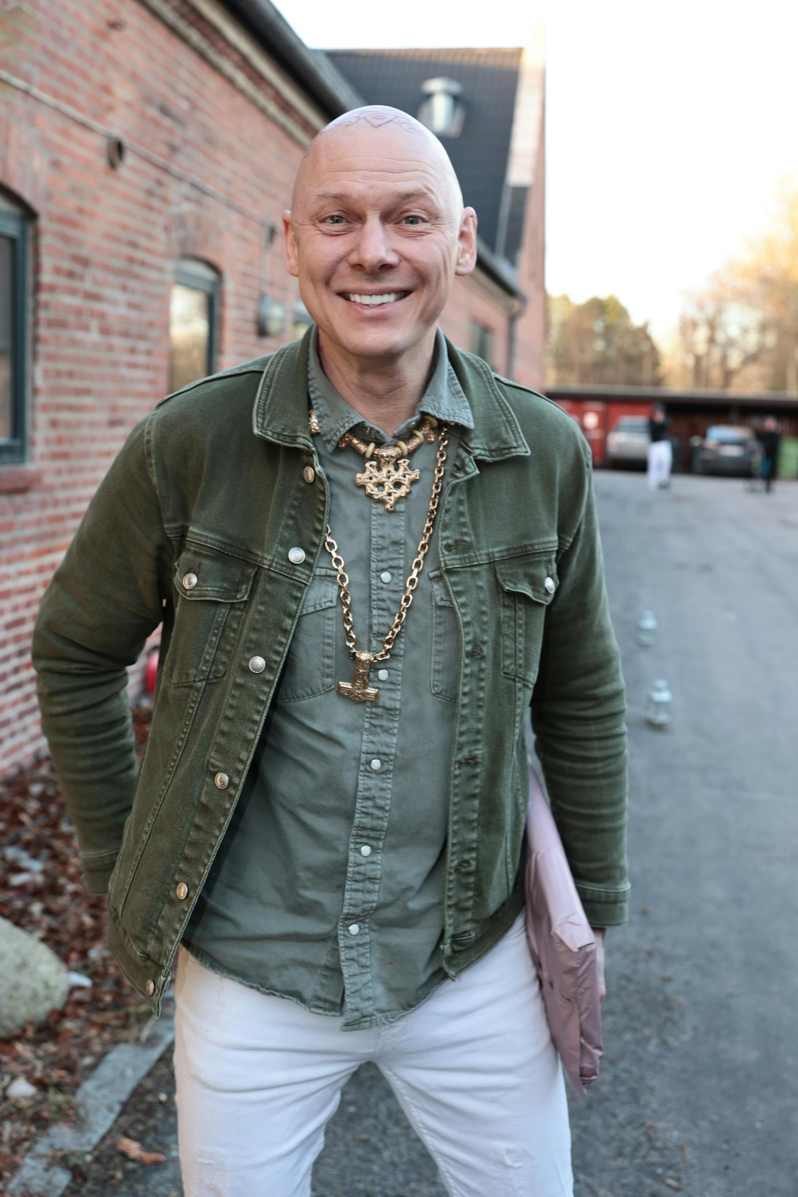 Jim Lyngvild til Ghitas fødselsdag.