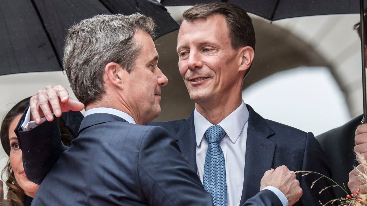 Kong Frederik og prins Joachim