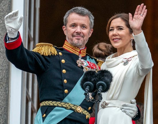 Kong Frederik og dronning Mary.