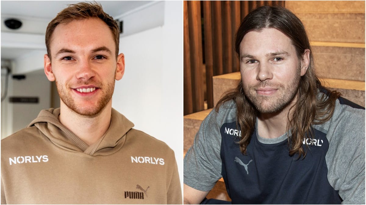 Mathias Gidsel og Mikkel Hansen 