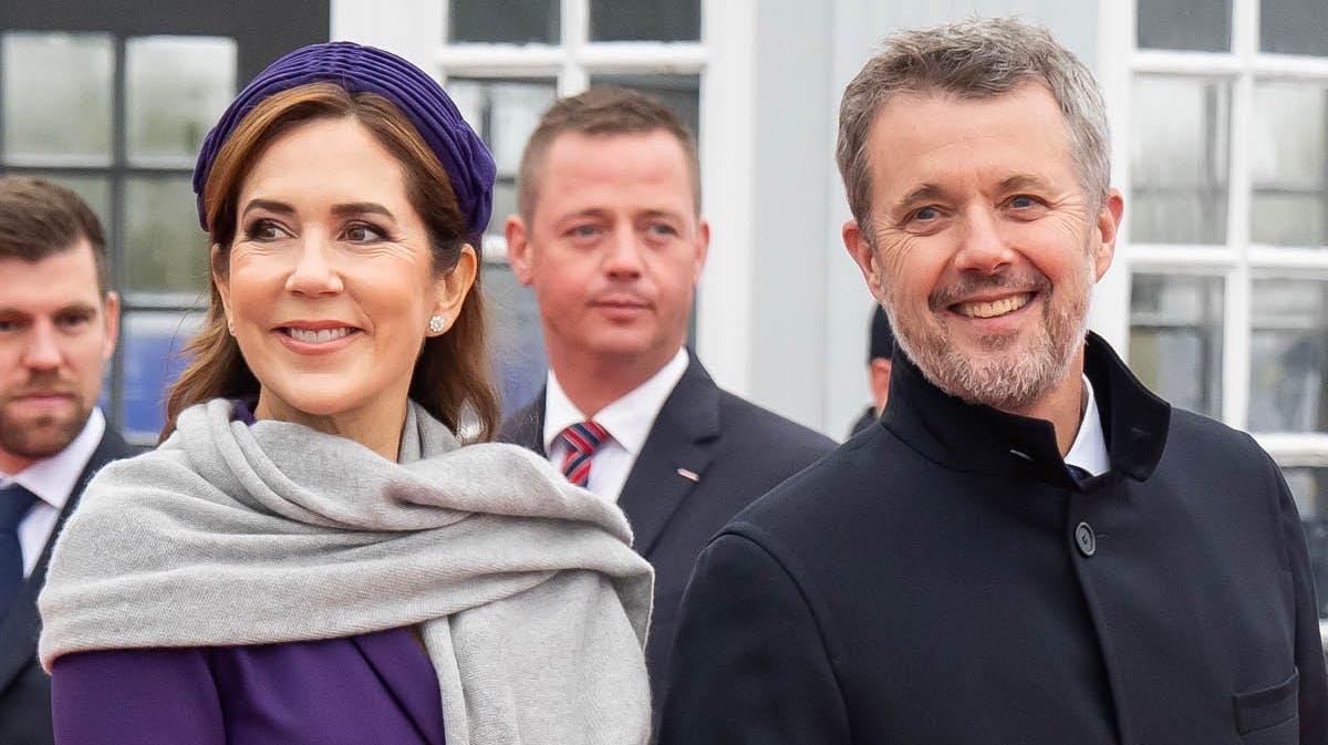 Kong Frederik og dronning Mary.