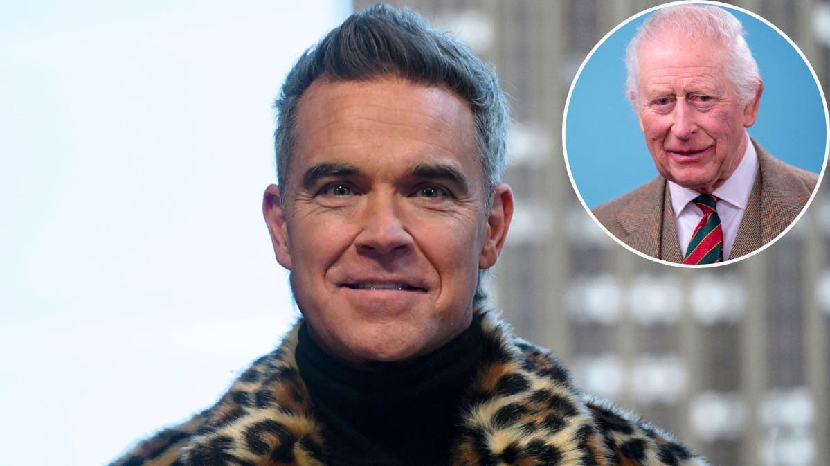 Robbie Williams og kong Charles