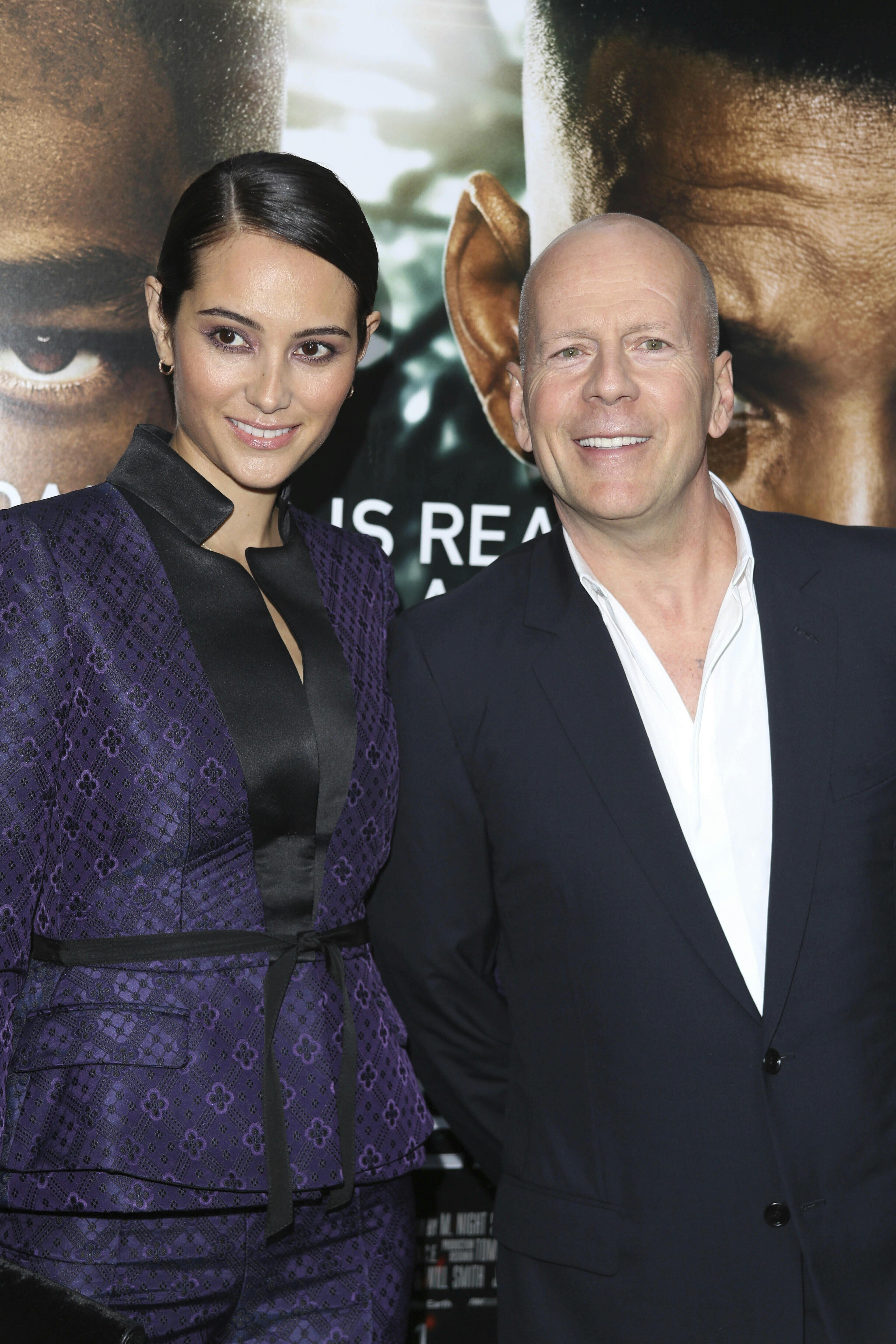 Emma Heming og Bruce Willis.