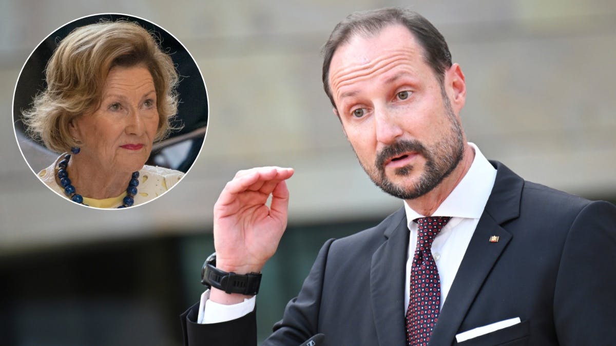 Dronning Sonja og kronprins Haakon.