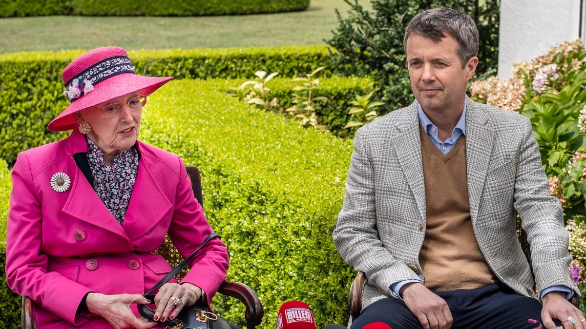 Dronning Margrethe og kong Frederik.