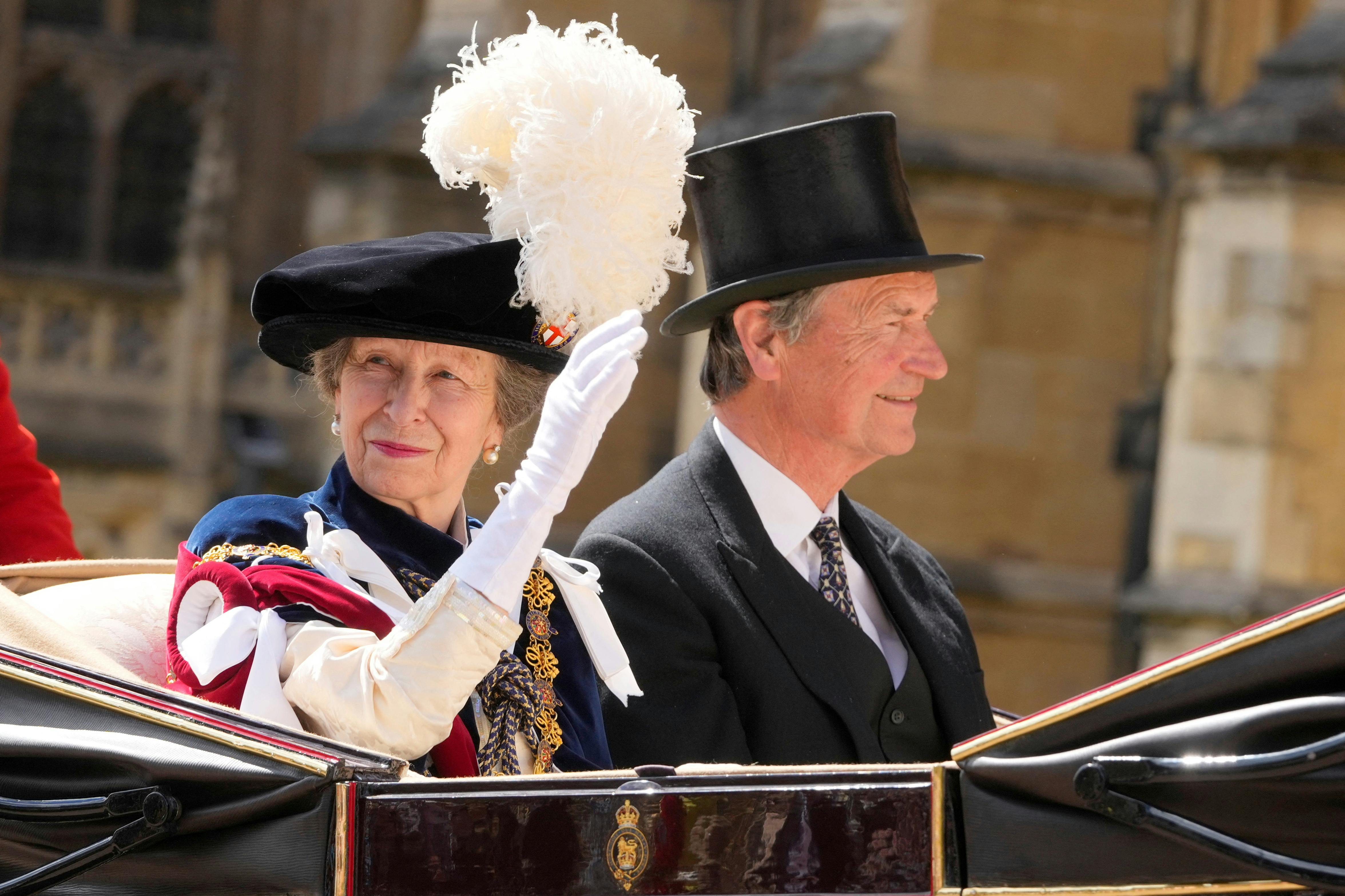 Prinsesse Anne og Tim Laurence.