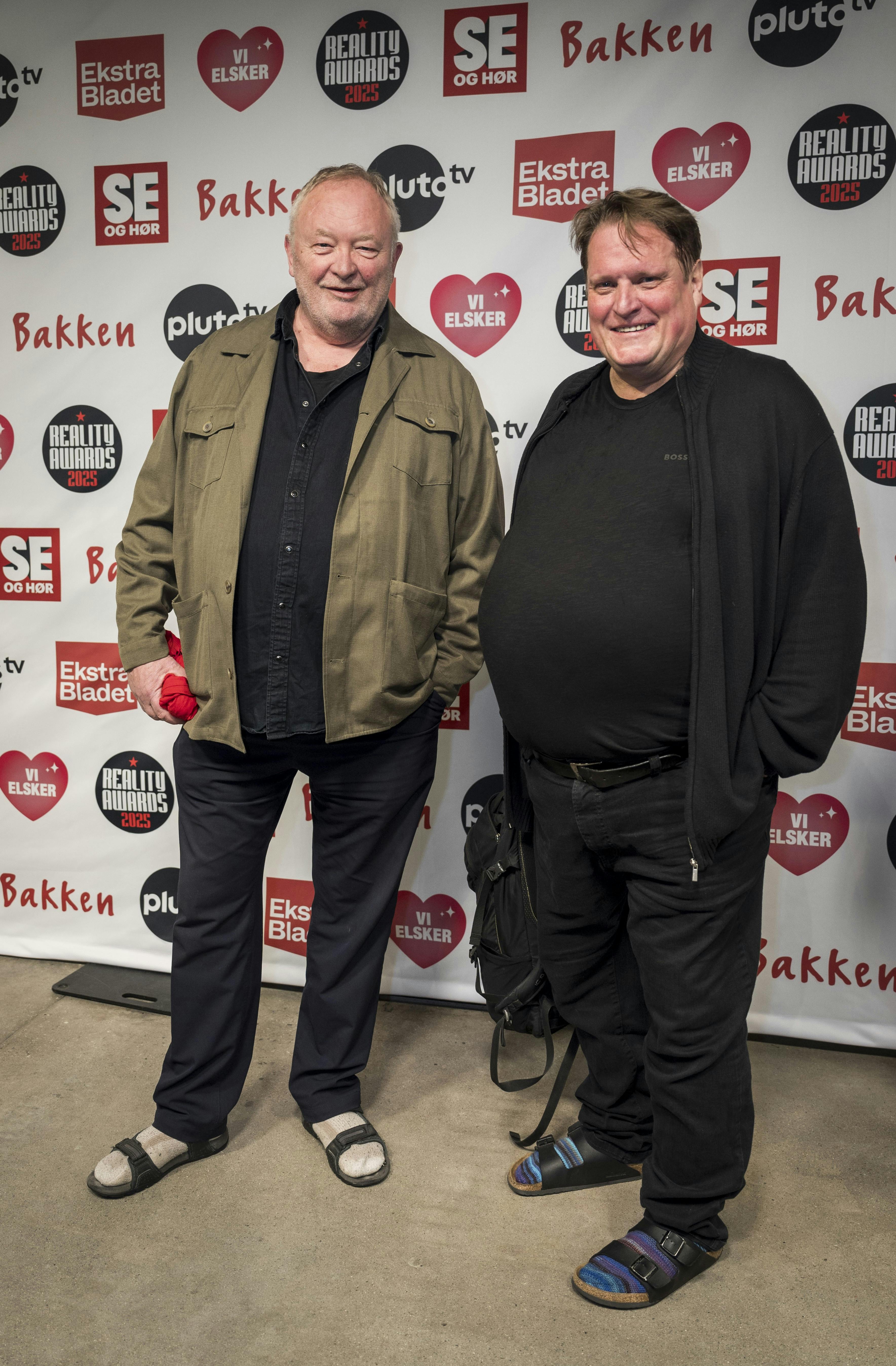 Bjarne Henriksen med vennen Henrik Krogh