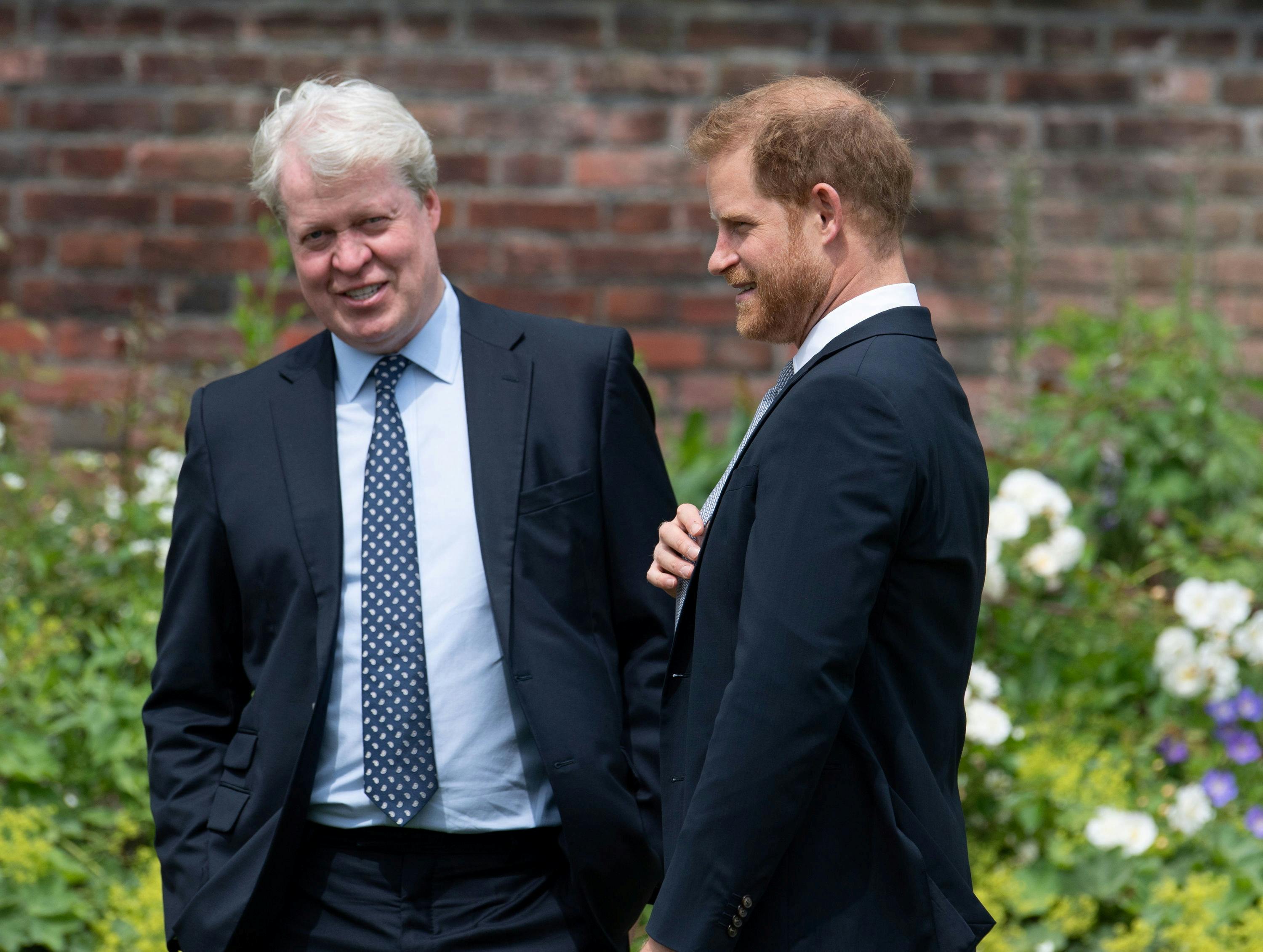 Prins Harry og hans onkel, Charles Spencer.