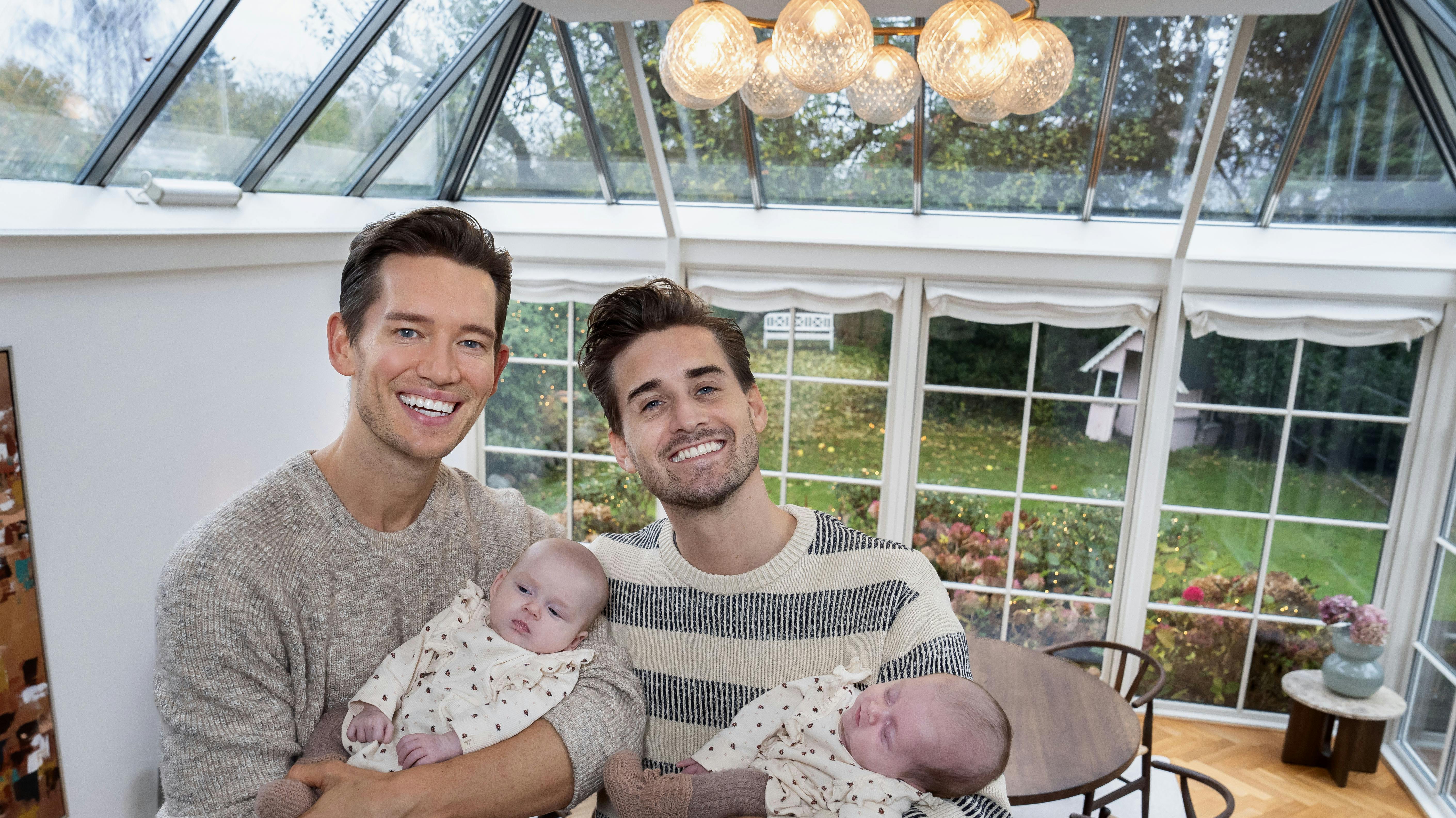 BB SOLO _ BB SOLO_ BB SOLOOPGAVE: Besøg hos Morten Kjeldgaard og Frederik Haun og deres tvillinger Nora og Emma.STED: Medelbyvej 23, 2610 Rødovre.JOURNALIST: Helle Skram de FriesFOTOGRAF: © Hanne Juul/ Aller Foto & VideoDATO: 20241119