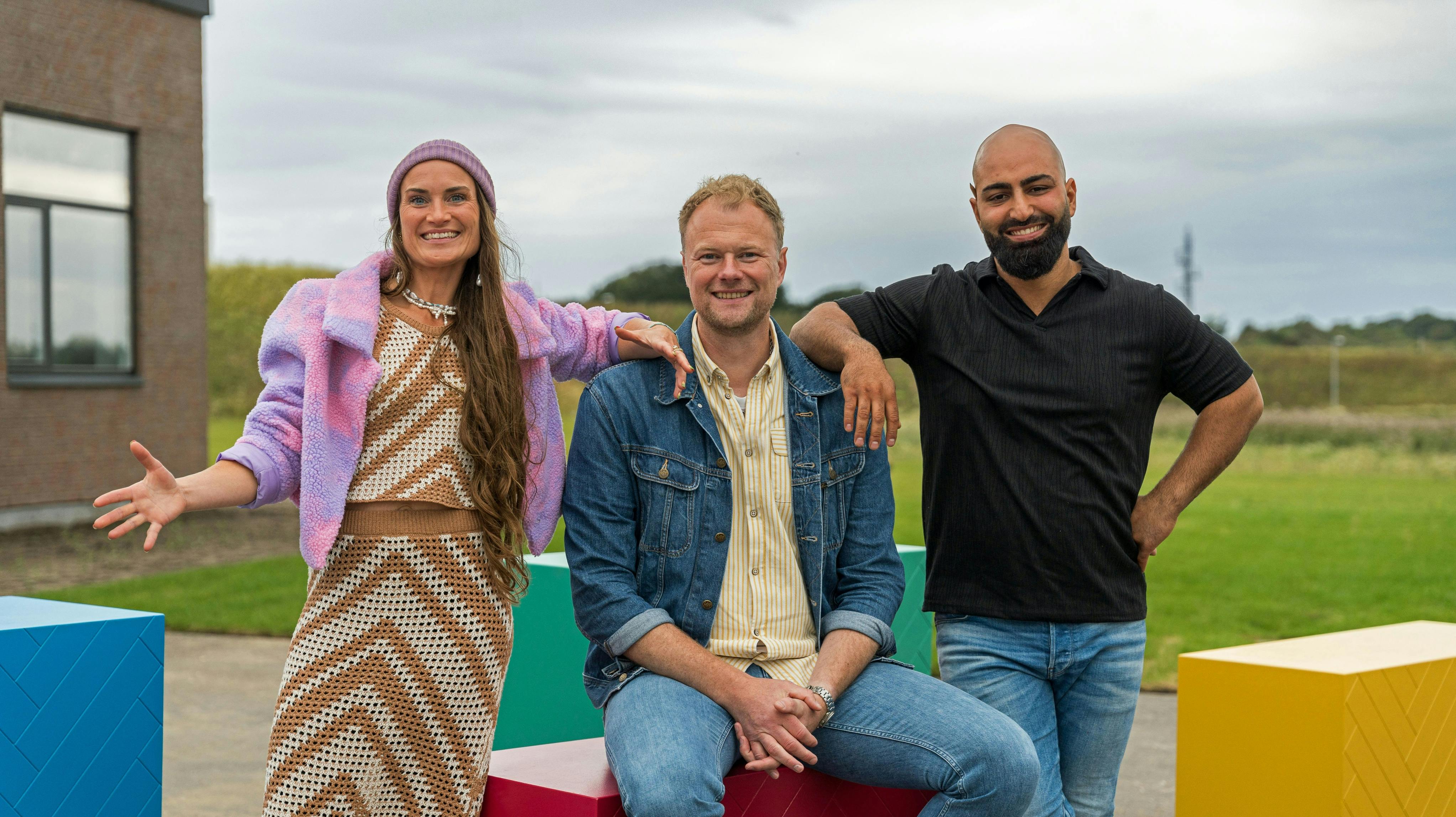 Sif Steendahl Grandorf, Christian Degn og Önder Yazar i "Nybyggerne".