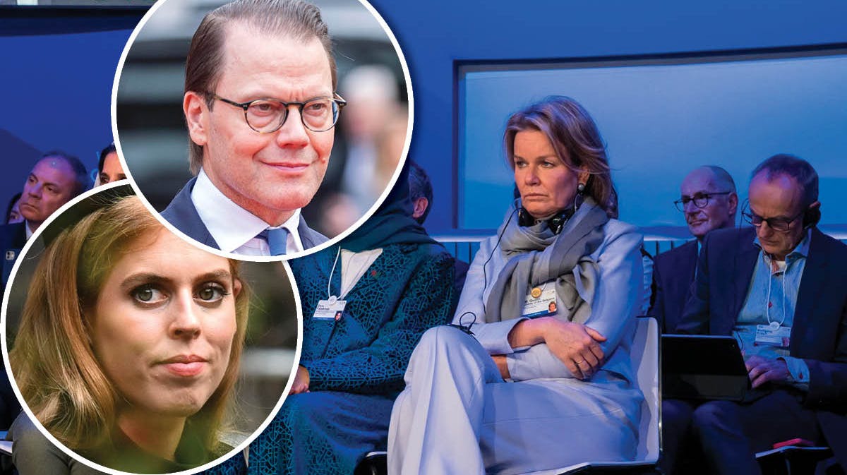 Prins Daniel, dronning Mathilde og prinsesse Beatrice.