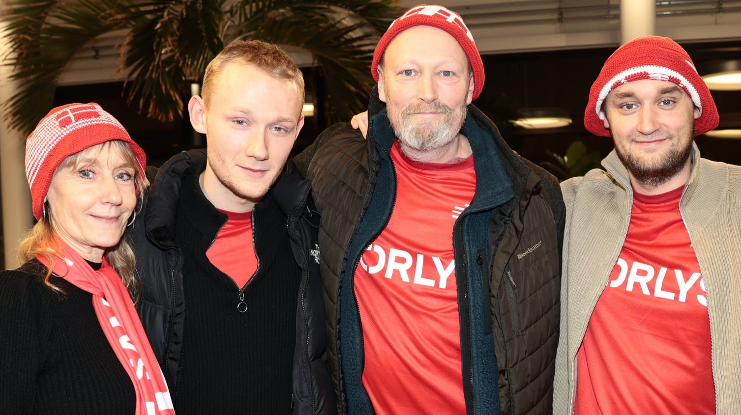 Anette, Thor, Lars og Lue.