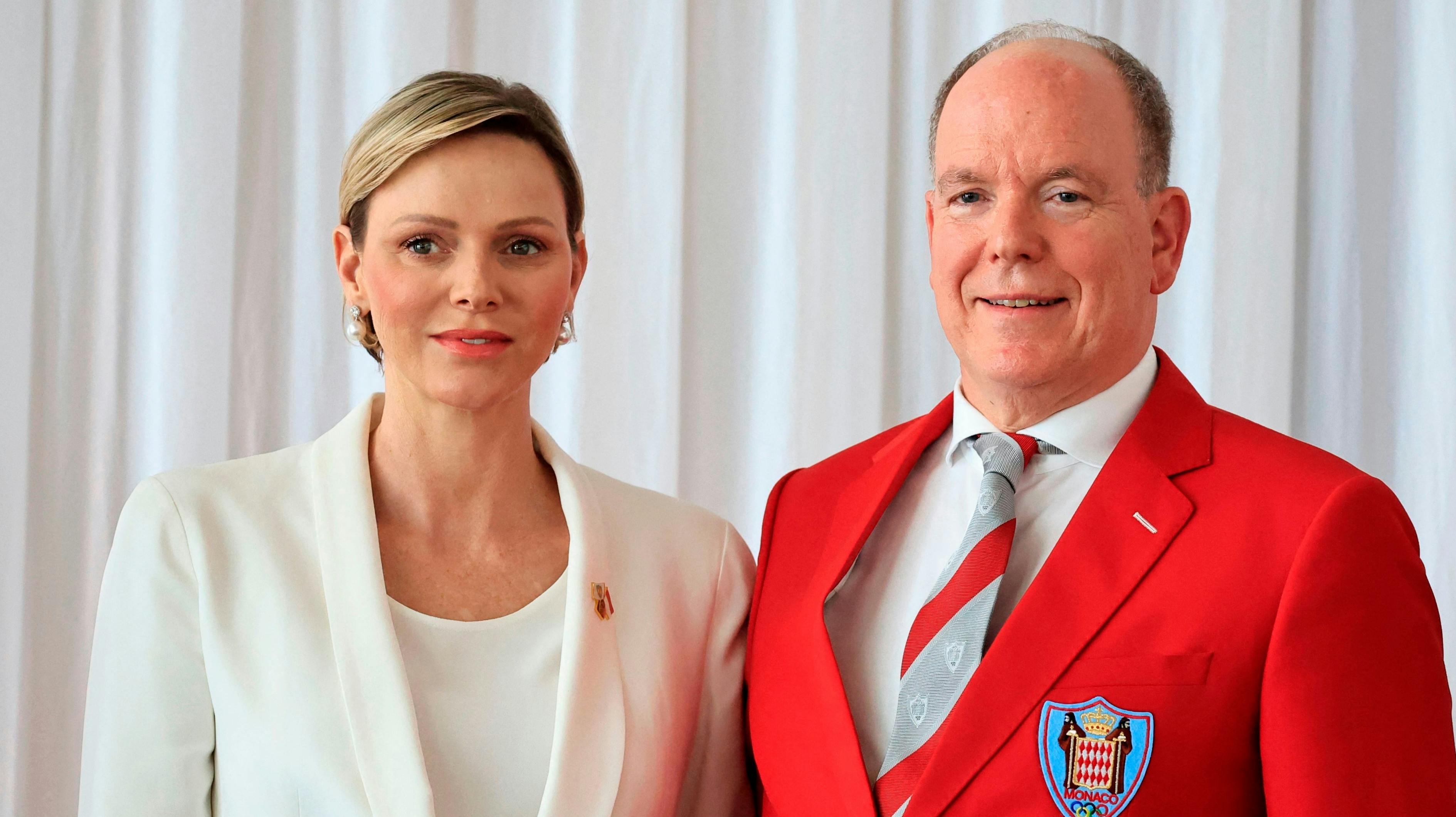 Fyrstinde Charlene og fyrst Albert.