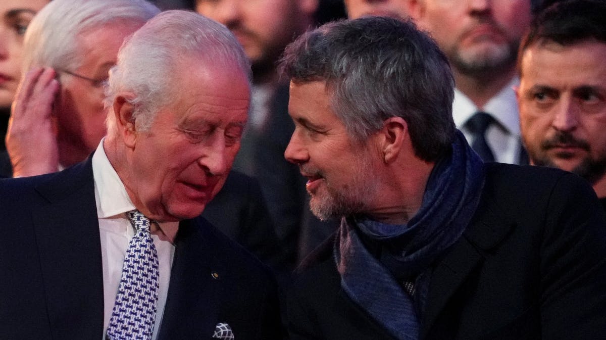 Kong Charles og kong Frederik.