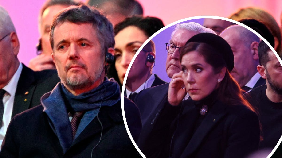 Kong Frederik og dronning Mary. 