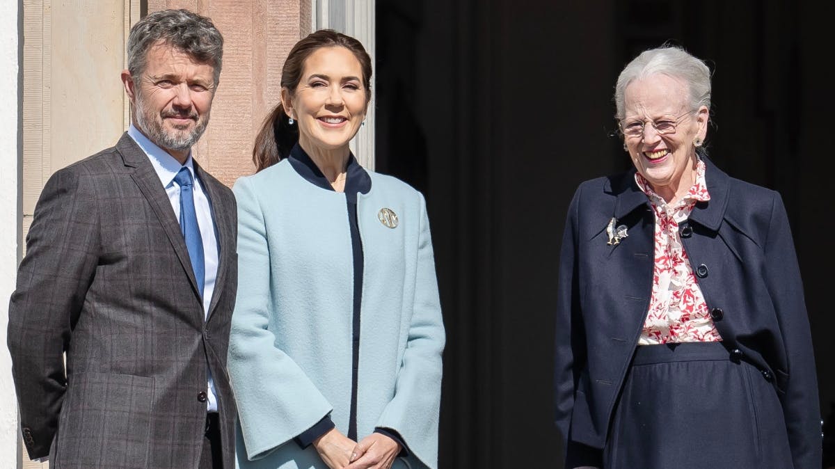 Kongeparret og dronning Margrethe