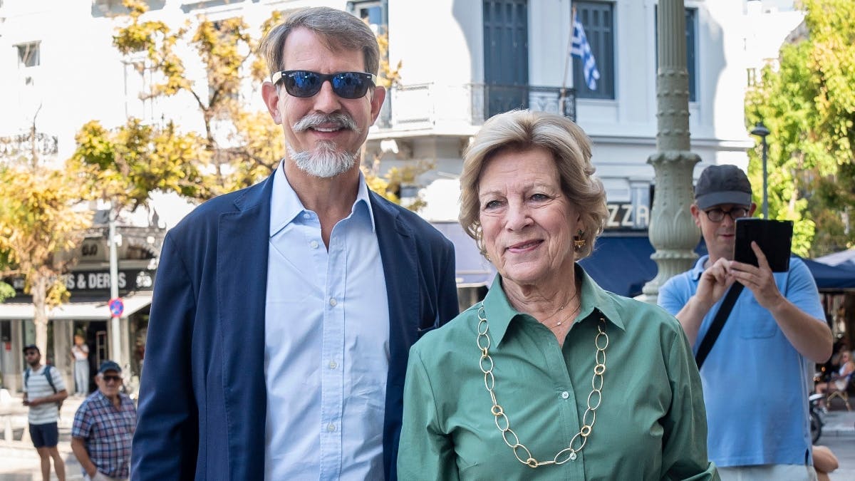 Pavlos og dronning Anne-Marie